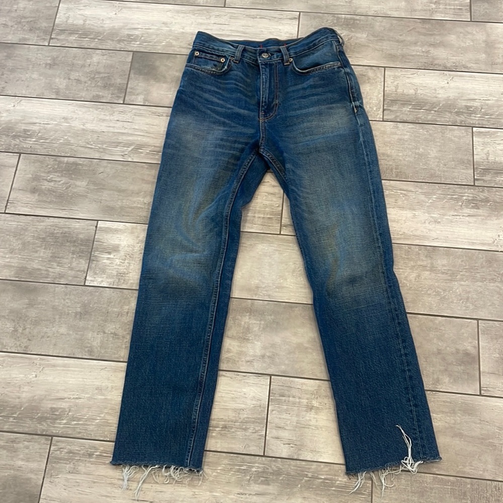 Zara collection mid rise slim  jeans women 24 or 2